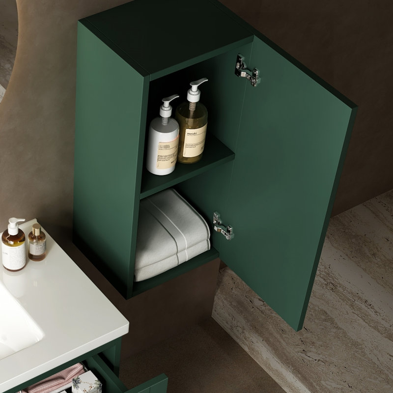 14,13 po Armoire d'appoint avec tablette Deep Modern