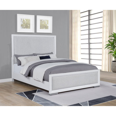 Robinson White Panel Bed