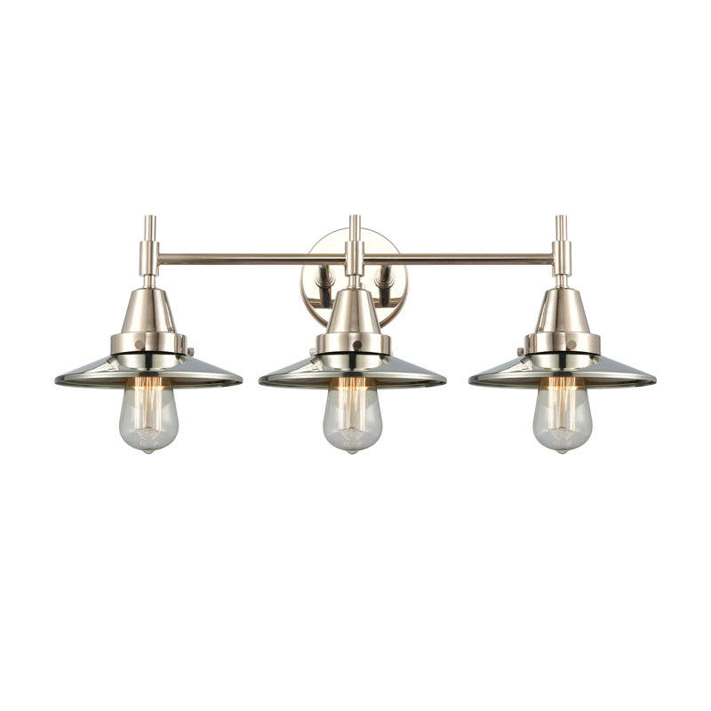 Krysia 3 - Light Dimmable Vanity Light, Polished Nickel, Polished Nickel