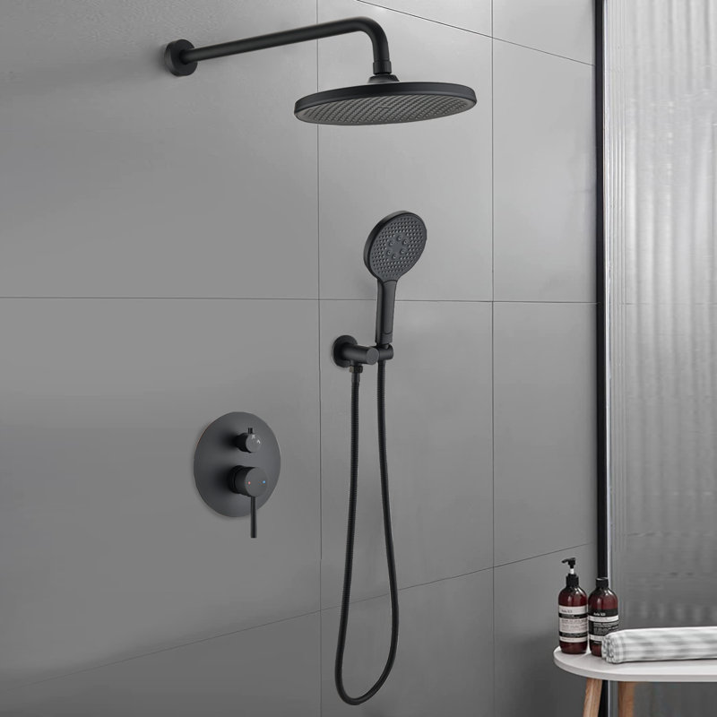 Système de douche complet avec valve brute