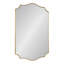 Koeppe Scalloped Wood Framed Wall Mounted Accent Mirror-174055086-205631066