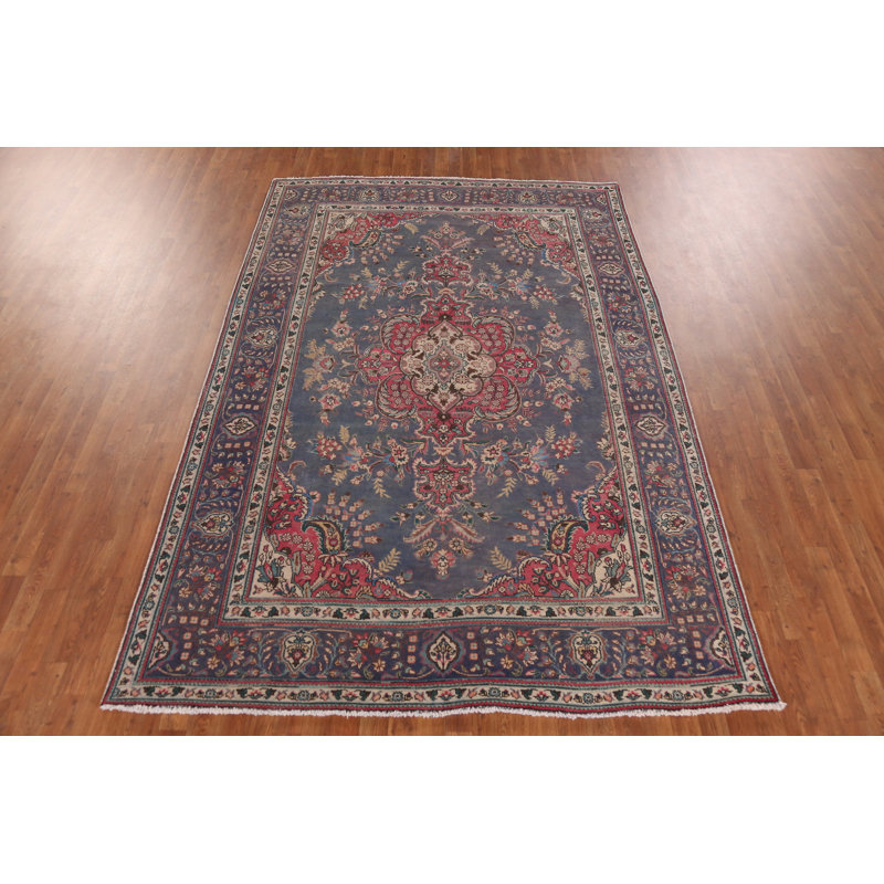 Tapis traditionnel bleu 7 x 10