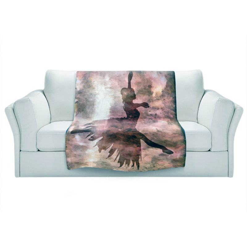 Hand Woven Throw Blanket, 51" x 60"
