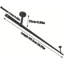 Clothes Rack 149.5cm Adjustable Clothing Rack