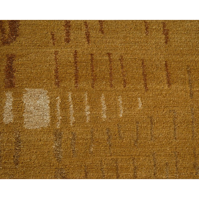 Prati Abstract Area Rug in Brown/Gold, Rectangle 10' x 14'