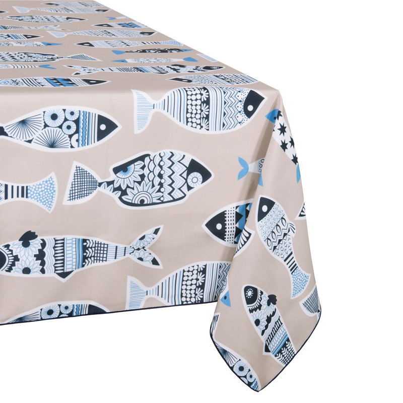 Gyan Geometric Tablecloth, 84" L x 60" W