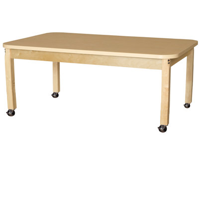 Table d'activité rectangulaire en stratifié haute pression