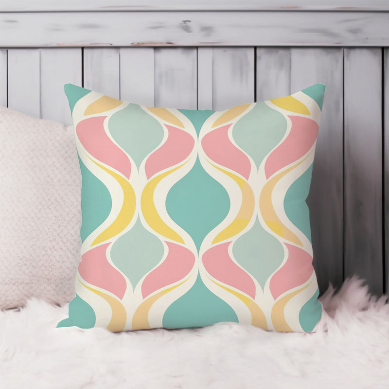 Abstract Retro Hippie Groovy 70s Pattern VII Retro