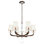 Emilea 6 - Light Glass Chandelier