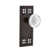 Craftsman Plate with Crystal Meadows Knob