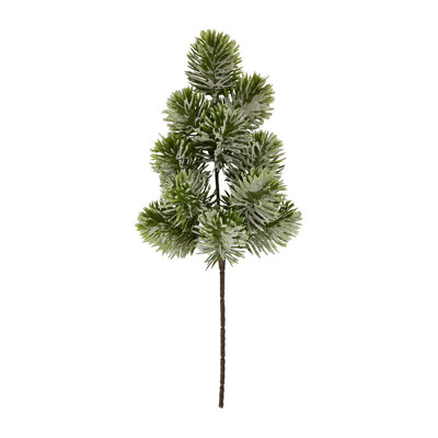 38cm Faux Pine Branch