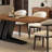Durable Retro Design Rectangular Large Table-978848756