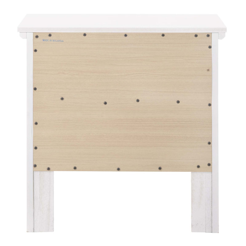Table de chevet élégante, Blanc