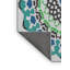 Tapis bleu/vert tissé à la machine-1262641059