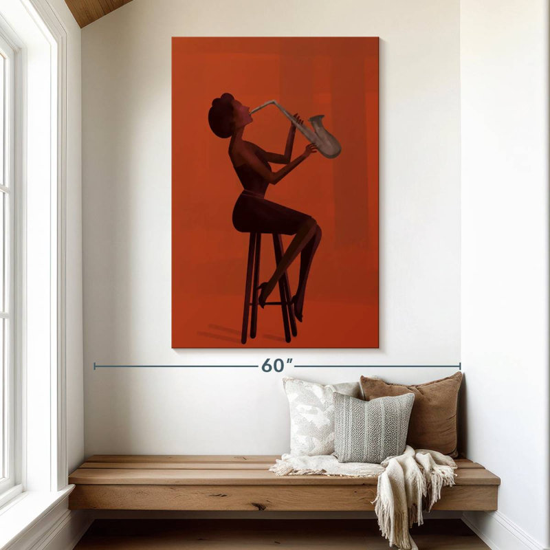 Musique et art IV, H 30 po x l 20 po
