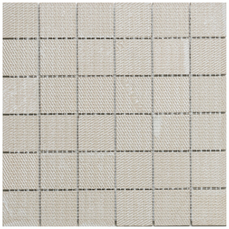 Porto 2" x 2" Porcelain Grid Mosaic Wall & Floor Tile, Cali Gold