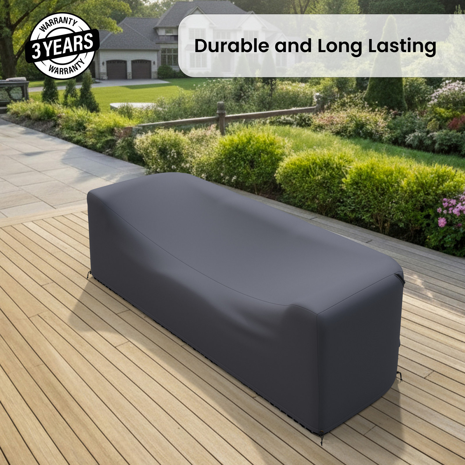 96" Outdoor Patio Sofa Cover