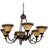 6 - Light Dimmable Chandelier
