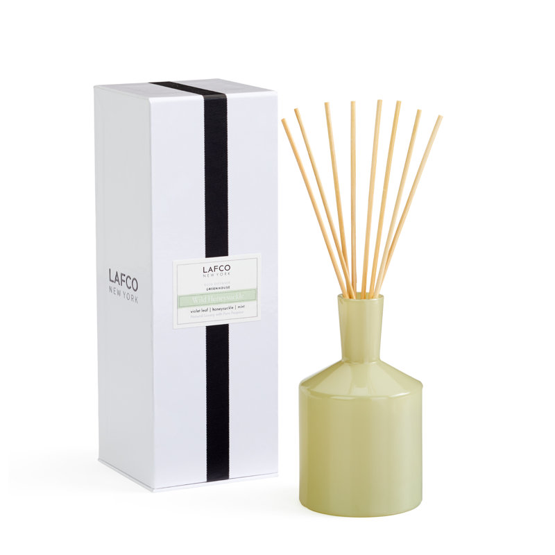 Wild Honeysuckle Classic Reed Diffuser, Green, Floral