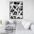 Geometric Stripes Print On Canvas