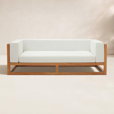 Newbury 72" Teak Patio Sofa