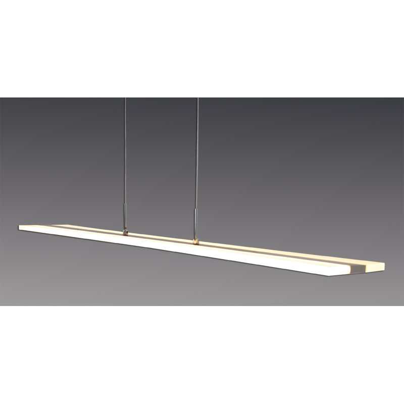 Barrel 1 - Light Silver LED Kitchen Island Pendant