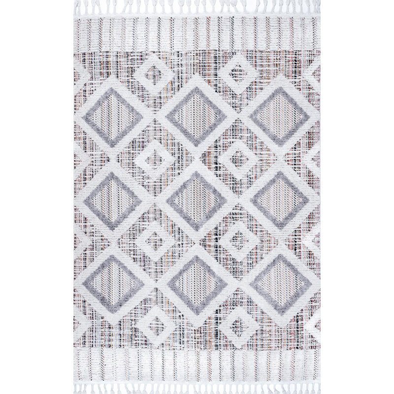 Wasson Geometric Indoor Rug, Rectangle 5'3" x 8'2"