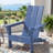 Maillet 2 Person Outdoor HDPE Folding Adirondack Chairs With Cell Phone Stand (Set Of 2)-123349696