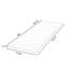Coussin de chaise longue de 2 po d'épaisseur - Conception pliable et imperméable à 2 sections - Pour la piscine, le patio et le jardin-1424428621