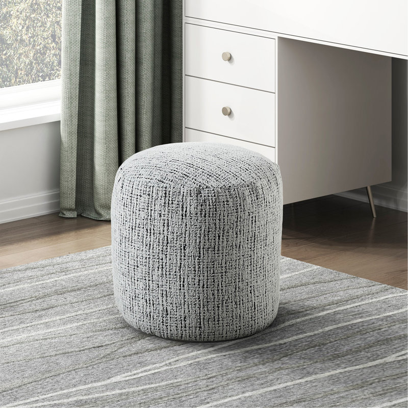 Pouf Upholstery Modern Ottoman, Footstool, Non-Slip Floor Pouf, Bean Bag Chair, 1Pc Sitting Pouf（ONLY ONE OTTOMAN)