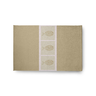 Tapis intérieur / extérieur taupe Manilla