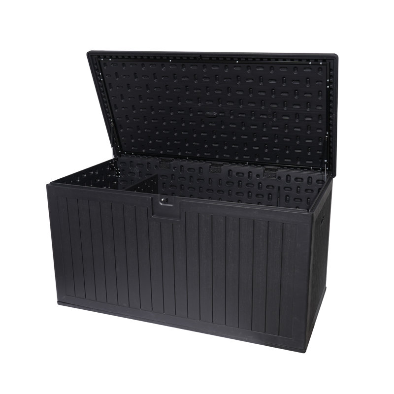 Très grande boîte de rangement pour patio avec contenants verrouillables