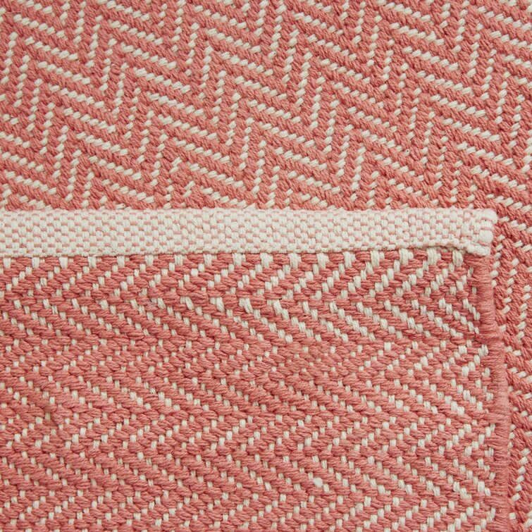 Cotton Herringbone Pink Herringbone Cotton Fabric Pink 