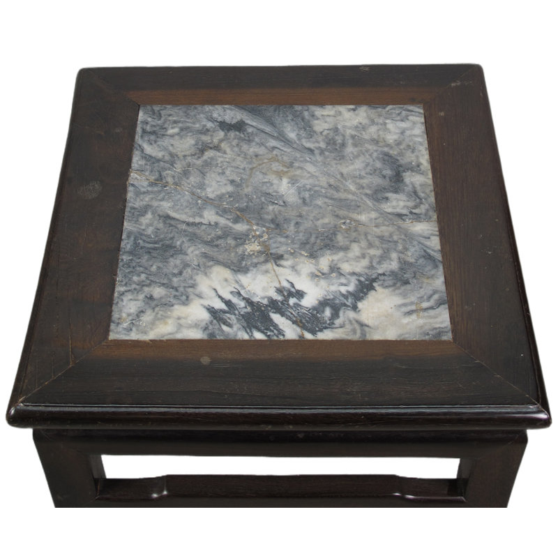 Asian Classic Marble End Table