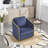 Swivel Barrel Chair, 360 Degree Swivel Barrel Club Chair-932115468