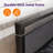 Heavy Duty Platform Bed With Wood Headboard-706096962-706096973