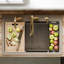 Évier de cuisine à simple cuve à montage sur plan 33 po x 22 po Karran Quartz-62374432