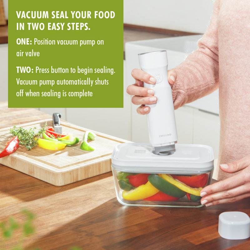 Fresh & Easy Glass Airtight Meal Prep 0.37 Qt Food Storage Container