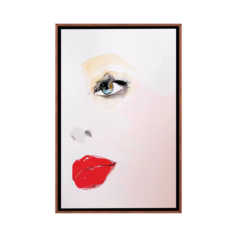 Illustrious by Leigh Viner - Painting on Canvas, Classic Brown Wood Framed, 66.04 cm H x 45.72 cm W