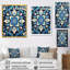Motif abstrait abstrait bleu et blanc - tuile abstraite-111012356-111012361