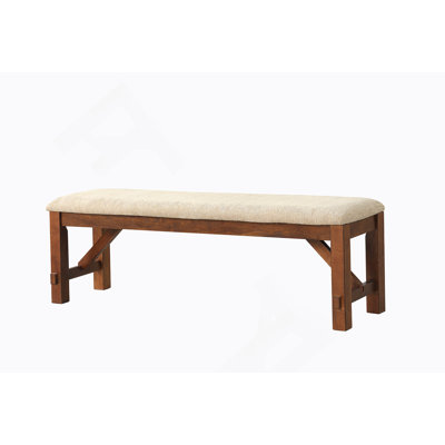 Banc de salle à manger en bois massif Karven