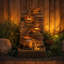  Teamson Home 73cm Outdoor 4-Tier Cascading Water Fountain with LED Lights-132277176