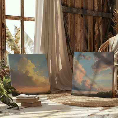 «Brilliant Skies», ensemble de 2, reproduction sur toile