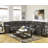 Smedley Upholstered Reclining L-Shaped Sectional Symmetrical