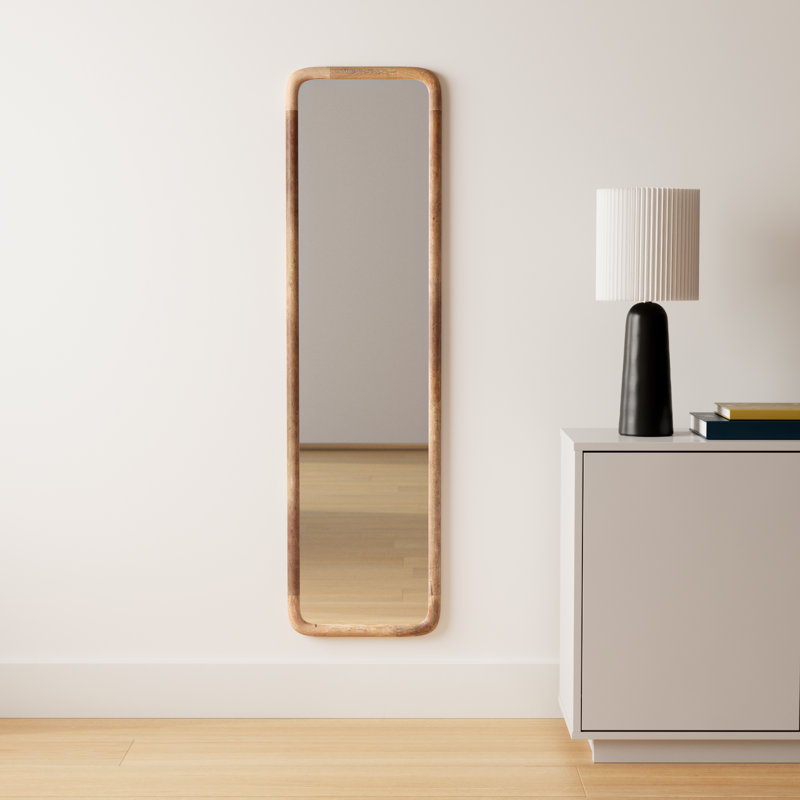 Aundra Solid Wood Mirror, Natural