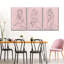One Line Curvy Femelle, reproduction d'art sur toile-92763655