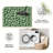 Green Greek Maze carpet-easy to clean, machine-washable, soft and comfortable; suitable for door mats, kitchens, living rooms, bedrooms, corridors, and laundry areas. Easy to clean, durable carpet for home decoration.-129741891