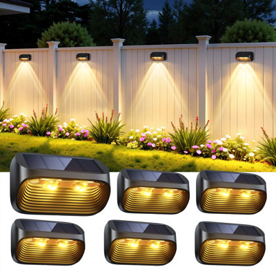 Solar Powered Integrated Led Deck Light Pack