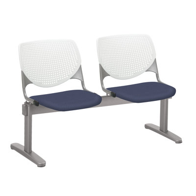 Kool 47" W Seat Tandem Seating with Metal Frame