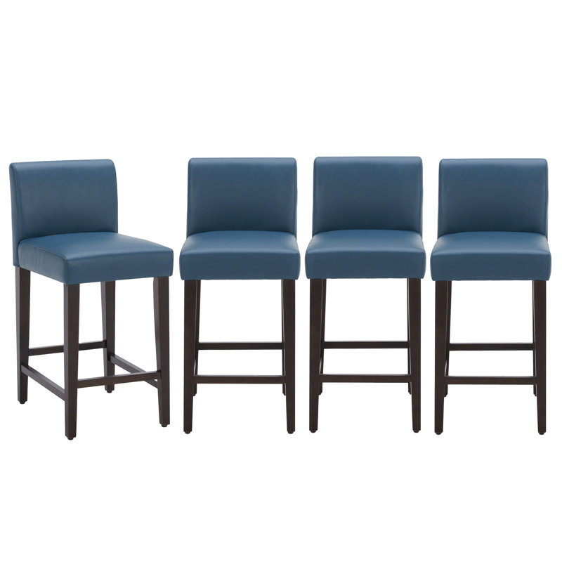 Tabouret de comptoir 26 po Breidyn, Bleu